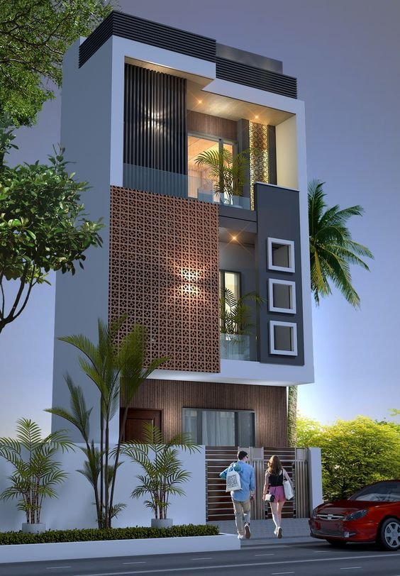 15x60 house elevation idea 3dhousenaksha 7400118603